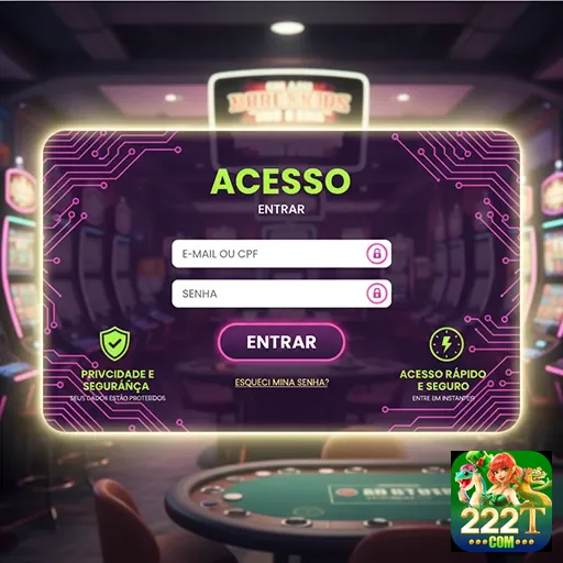 Ilustração de Aproveite o aplicativo 222t para cassino com recursos avançados