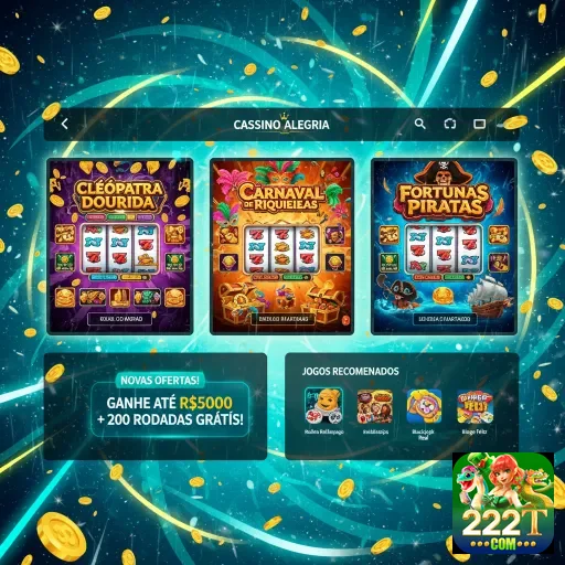 Ilustração de Atraentes Jogos de Slot Para Você